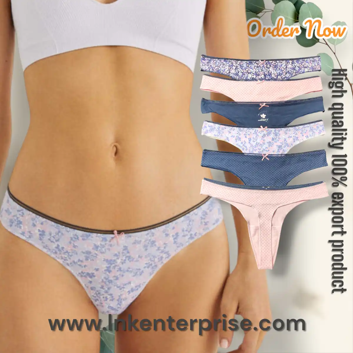 5pcs-pack-assorted-combo-womens-printed-nit-cotton-thong-panties