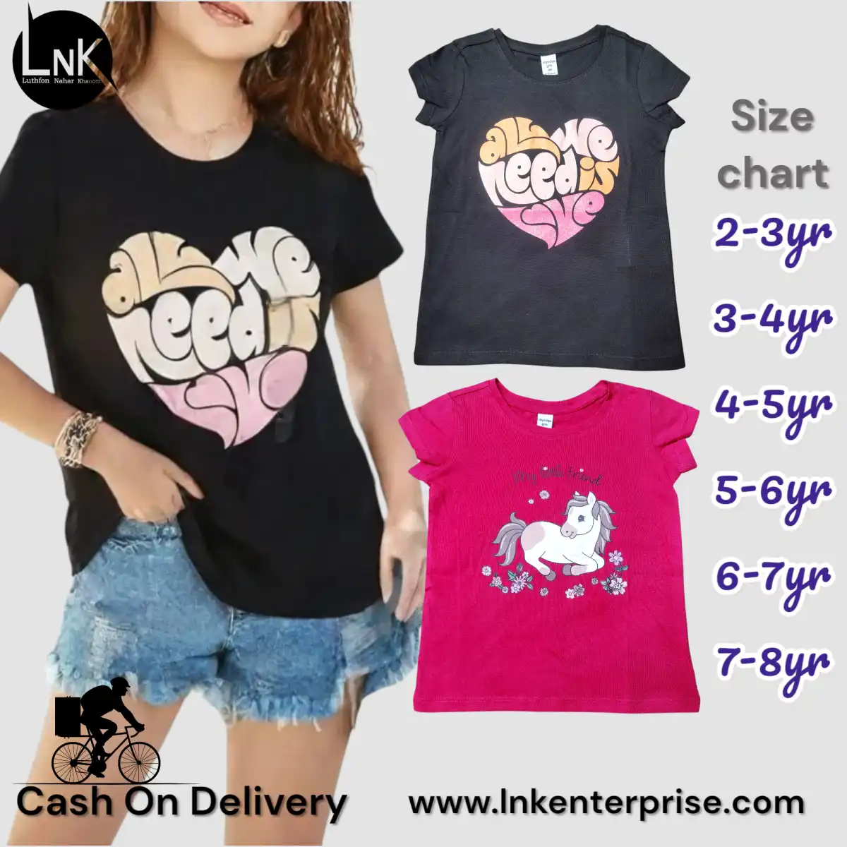 half-sleeve-summer-friendly-girls-t-shirt