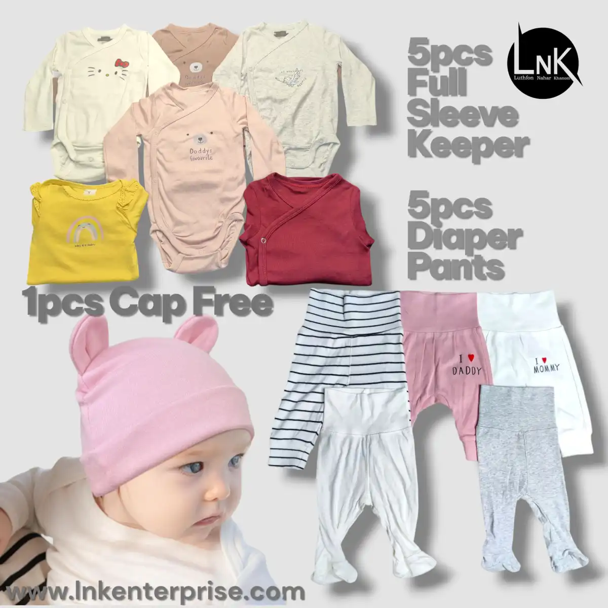 5pcs-assorted-baby-keeper-5pcs-assorted-baby-diaper-pants-unisex-0-month-to-12-month-cotton-high-quality-product